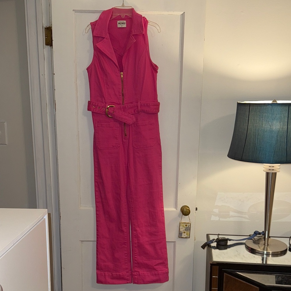 Show Me Your MuMu Pink Jumpsuit